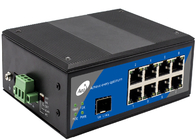 Gigabit completo 1 SFP di POE di Ethernet del commutatore industriale della fibra e 8 porti di POE