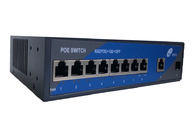 Commutatore di POE del porto del commutatore 8 della fibra di PoE Gigabit Ethernet SFP