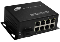 Fibra di singolo modo al porto dello Sc del convertitore 1 di Ethernet ed a 8 porte Ethernet