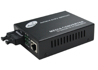 fibra doppia del convertitore 10/100/1000Mbps di media di Ethernet del connettore della st di 850nm 1310nm 2km