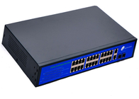 commutatore di PoE di gigabit di CC 53.5V con 24 porti di POE e 2 porti di SFP 2 e di Ethernet