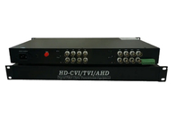 Video del ricetrasmettitore 16ch della fibra di AHD/CVI/TVI 1080P 720P video a fibra RS485