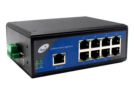 Port 8 POE Ethernet Switch con CBIT 1 Uplink Port 50/60 Hz