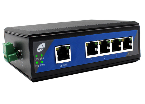 Temperatura dell'interruttore Ethernet POE industriale -40-85°C VLAN IPC 250M