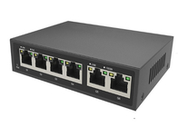Full Gigabit 6 Port POE Ethernet Switch 1-4 Supporto BT PoE MAX 90W