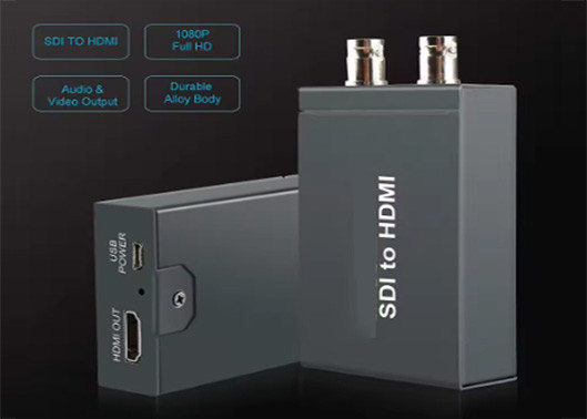 HD/3G SDI a HDMI Converter HDMI Over SDI Converter per segnali HD e 3G