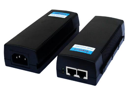 Portone singolo 10/100/1000M 60W Ultra POE iniettore 100-240V AC 50/60Hz 1.5A Max Input