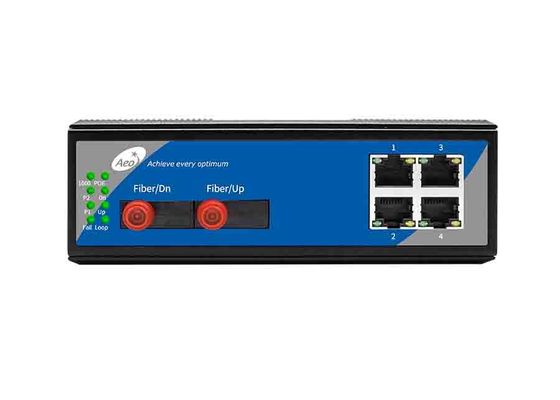 Porto del commutatore 4 della fibra di Ethernet di IEEE802.3 10/100Mbps