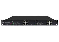 Commutatore diretto della fibra di Ethernet i porti ottici e 8 da 4 gigabit di Gigabit Ethernet