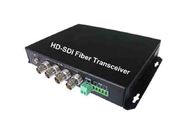 Porti ottici del porto 4 BNC della fibra del convertitore 1 della fibra di 4CH HD SDI
