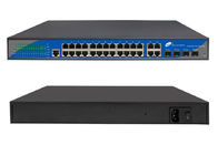 Commutatore diretto di Ethernet di POE, potere sopra il porto del commutatore 24 di Ethernet
