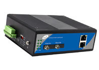 10/100/1000Mbps porto ottico di Ethernet 2 a fibra ottica industriali di POE del commutatore 2