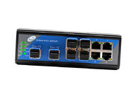 Ethernet SFP e 4 10/100Mbps di guida della ferrovia di SFP di gigabit industriale del commutatore 2 e 4 porti di 10/100Mbps SFP