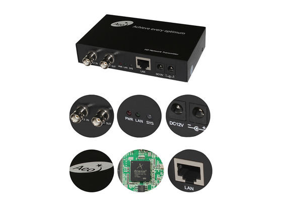 Convertitore IP Ethernet su coassiale CE 10/100/1000M