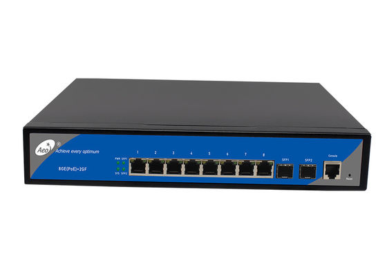 Commutatore diretto della fibra di SFP, commutatore di rete di 8 porti Mbps 1000
