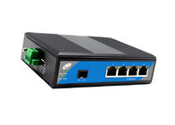 4 porta Ethernet industriale della scanalatura 4 di SFP di gigabit 1 del commutatore della fibra di SFP del porto