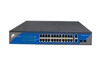 10/100M 24 commutatori di Ethernet di POE del porto con un porto combinato da 2 gigabit
