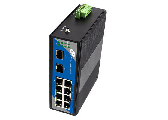 porto del commutatore 8 di gigabit 32Gbps Mbps 1000 con 2 scanalature di SFP
