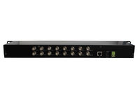 Ethernet 170Mbps sopra i porti coassiali del convertitore 16 BNC 1 Gigabit Ethernet