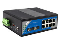 Convertitore di media di Ethernet della fibra di IEE802.3 IP40 con 2 di POE 8 e della fibra porti