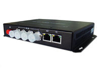 ricetrasmettitore ottico di deviazione standard SDI di 4ch HD con una porta Ethernet 10/100Mbps