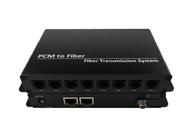 convertitore della fibra del telefono 8ch con 2 porte Ethernet 10/100Mbps