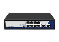 8 il commutatore di Ethernet dei porti 10/100Mbps PoE sostiene il cane da guardia VLAN di PoE con 2 porti di tratta in salita