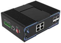 Switch in fibra Ethernet gestito 10/100/1000 Mbps 4 porte Ethernet SFP e 4 POE