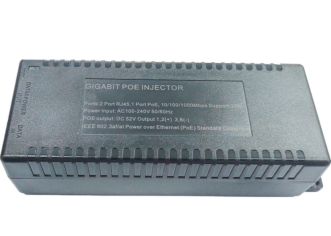 30w Gigabit Poe Injector con Ieee 802.3af/At/Bt Power Over Ethernet End Span Pse