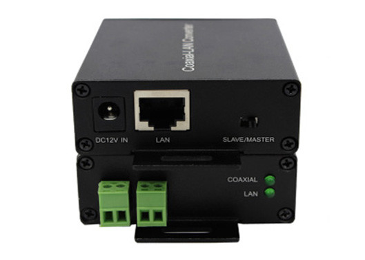 Converter coassiale-LAN IP su estensore coassiale IP su 2 fili estensore coppia coassiale/torto per telecamera IP