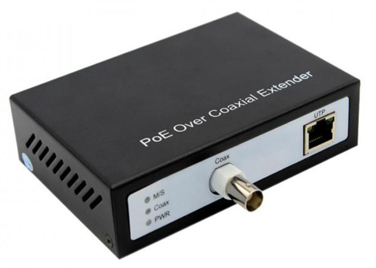 10/100Mbps POE su Coax Converter, Ethernet su Coax Extender 300m per IP Camera