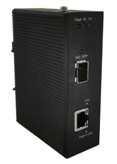 Industrial 802.3bt 90W 10G PoE Media Converter Tipo di elaborazione di archiviazione e trasferimento